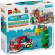 2. LEGO DUPLO TOWN 10473 Fire Truck with Hose and Fireman