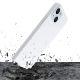 3. 3mk Hardy Silicone MagCase for iPhone 15 - white and silver