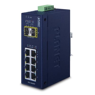 Planet IGS-1020TF Network Link Unmanaged Gigabit Ethernet (10/100/1000) Black