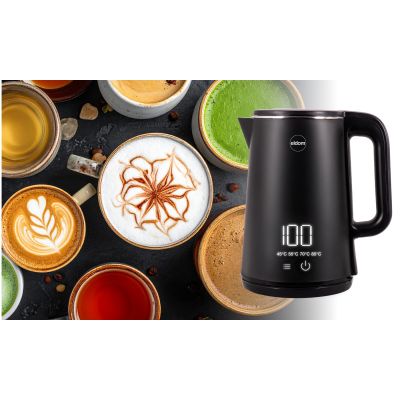17. ELDOM CORDLESS KETTLE C515C 1.8 L 2000W BLACK 5 PROGRAMS 45, 55, 70, 85, 100°C, KEEP TEMPERATURE