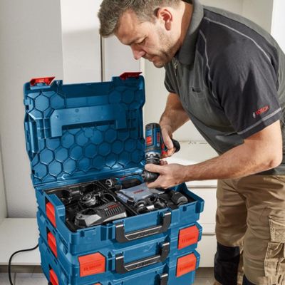 5. Bosch L-BOXX 136 Professional Blue, Red Acrylonitrile butadiene styrene (ABS)