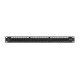 3. Patch panel 24 port 1U 19" category 6A UTP with cable organizer black LANBERG