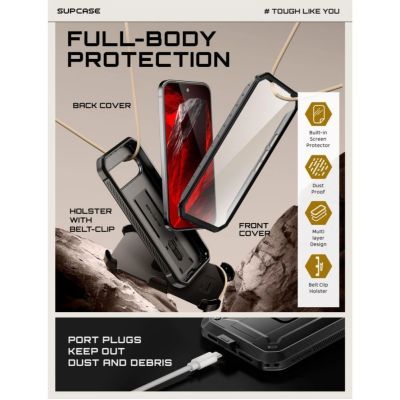 5. Supcase Unicorn Beetle Pro Case for Google Pixel 11 Pro - Black