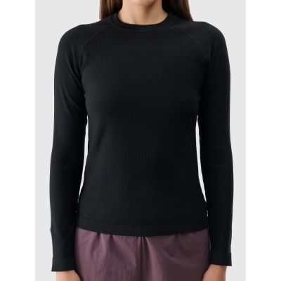 4. Smooth seamless women's longsleeve 4F 4FRSS24TLONF399-20S