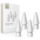 Tech-Protect Stylus Tips for Apple Pencil 4-Pack - White
