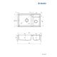2. Deante Eridan 2-bowl sink without drainer - anthracite ZQE_T20B