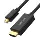 UNITEK ADAPTER MINIDP - HDMI, 4K@30HZ, 2M CABLE