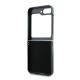 7. Karl Lagerfeld Saffiano Metal Pin Case for Samsung Galaxy Z Flip 6 - Black