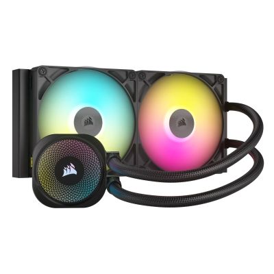 Corsair iCUE LINK TITAN RX RGB Processor All-in-One Liquid Cooler 14 cm Black 1 pc.
