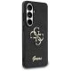 4. Guess Fixed Glitter Big 4G Metal Logo case for Samsung Galaxy S26 - black