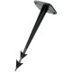 28. PINS, HEADS, PEGS FOR AGRO-TEXTILE HARPOON PEG, HEIGHT 12.5 CM, 50 PCS