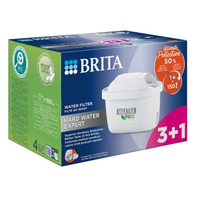 8. Brita Maxtra Pro Hard Water Expert Filter 3+1 pcs