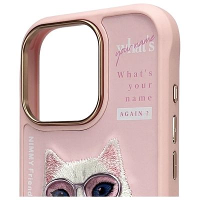 3. Nimmy Cool&Cute 2.0 Cat Case for iPhone 16 Pro - Pink