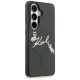 4. Karl Lagerfeld IML KC Script MagSafe Case for Samsung Galaxy S26 - Black