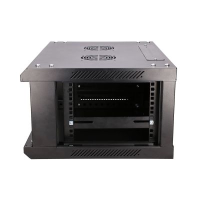 5. Extralink 4U 600x450 Black Wall-Mounted Rack Cabinet