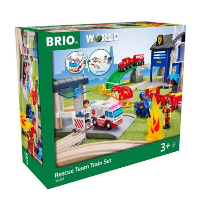 3. BRIO Rescue Team Train Set