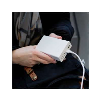 5. GREEN CELL POWERBANK POWERPLAY 20S WHITE 20000MAH 22.5W 3X USB-C PD 1X USB-A