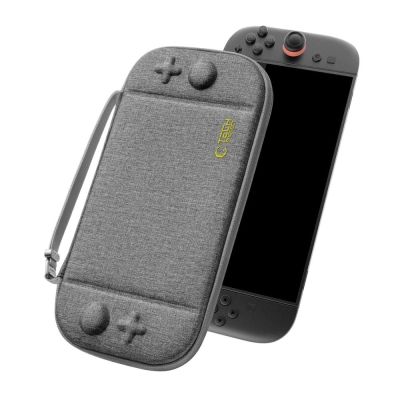2. Tech-Protect Slim Pouch for Nintendo Switch 2 - Gray