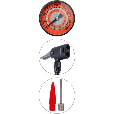 5. XQMAX PRO WORKSHOP/BICYCLE PUMP 160Psi (11Bar) WITH PRESSURE GAUGE SMALL BASE