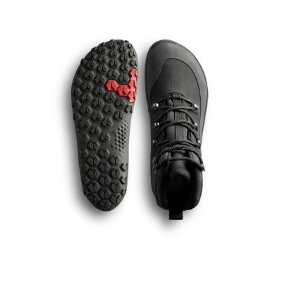 3. Vivobarefoot TRACKER TEXTILE AT MENS OBSIDIAN 309536-01)