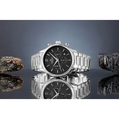 5. Giewont Chronograph Sapphire Silver Men's Watch GW6310-B2