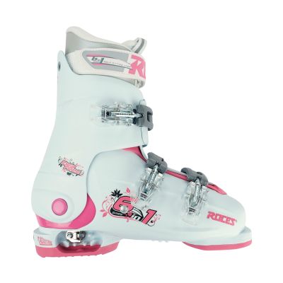 Roces Idea Free ski boots white and pink 450492 020