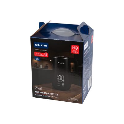 3. Black kettle with display 2200W BK-18PB BLOW