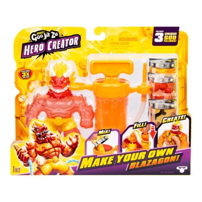 6. Goo Jit Zu Hero Creator - Blazagon Stretchy Figure Toy