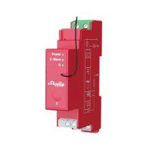 Shelly Qubino Wave PRO 1PM Power Relay Red