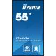 10. iiyama 55” professional 4K UHD Digital Signage display with advanced control and connectivity options.