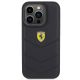 3. Ferrari Quilted Metal Logo case for iPhone 15 Pro - black