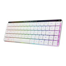 Gaming Keyboard USB + RF Wireless + Bluetooth QWERTZ White ASUS ROG Falchion RX Low Profile