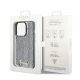 8. Guess Sequin Script Metal case for iPhone 14 Pro - silver