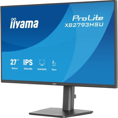 8. iiyama ProLite XB2793HSU-B1 computer monitor 68.6 cm (27") 1920 x 1080 px Full HD LED Black