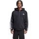 Men's adidas Essentials 3-Stripes Fleece Full-Zip Hoodie Black KY6559