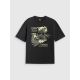 5. Women's loose T-shirt with print 4F 4FRSS26TTSHF3705-20S