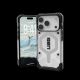 UAG Pathfinder Clear MagSafe Case for iPhone 17 Pro - White and Gray