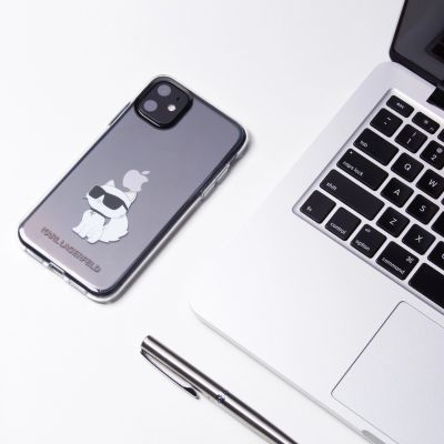 8. Karl Lagerfeld Ikonik Choupette Case for iPhone 11 / Xr - Transparent