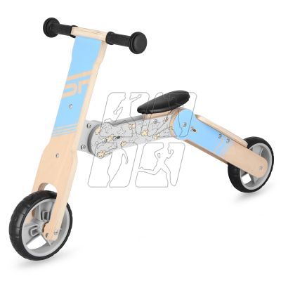 2. Balance bike and children&#39;s scooter 2in1 Spokey WOO-RIDE MULTI 940906 blue