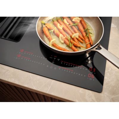 2. Induction hob with built-in extractor hood ELECTROLUX ECC83443CZ SaphirMatt black matt 80 cm
