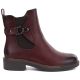 2. Women's Chelsea boots, insulated, burgundy M.Daszyński SA252-7