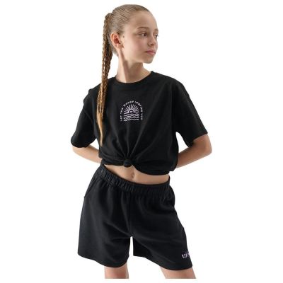 Girls' printed top 4F 4FJWSS25TTSHF1872-20S