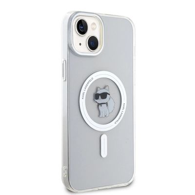 4. Karl Lagerfeld IML Choupette MagSafe case for iPhone 15 Plus - transparent