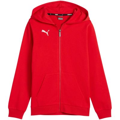 3. Puma teamGoal Casuals Hooded kids' sweatshirt red 658596 01