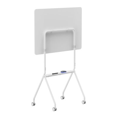 9. Ergo Office mobile dry-erase board, landscape orientation, white, single-sided, with shelf, board dimensions 1190x790mm, ER-306