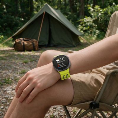 4. Tech-Protect Iconband Pro for Samsung Galaxy Watch Ultra 47mm - Lime Gray