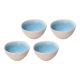 ROSE&TULIPANI CONCERTO FUSE AZZURRO Set of 4 medium bowls 15 cm