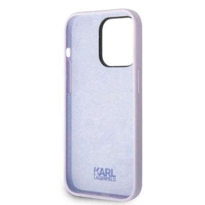 7. Karl Lagerfeld KLHCP14LSNIKBCU iPhone 14 Pro Case - Purple