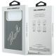 8. Karl Lagerfeld Smooth Big Resin Signature Logo Case for iPhone 18 Pro Max / 17 Pro Max - Black