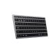 2. Satechi Slim X1 Keyboard – Bluetooth keyboard for up to three USB-C devices, US (space gray)